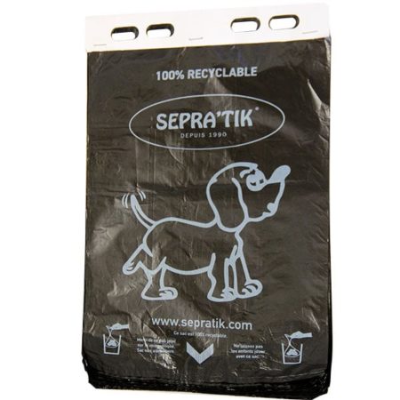 liasse de 100 sacs de sacs à déjections canines SEPRA'TIK